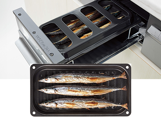 ノーリツ ファミ ロティプレートでグリル料理