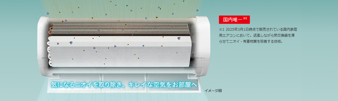 日立 XJシリーズ 凍結脱臭クリーナー