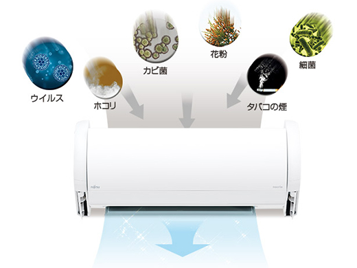 富士通 Xシリーズ プラズマ空清
