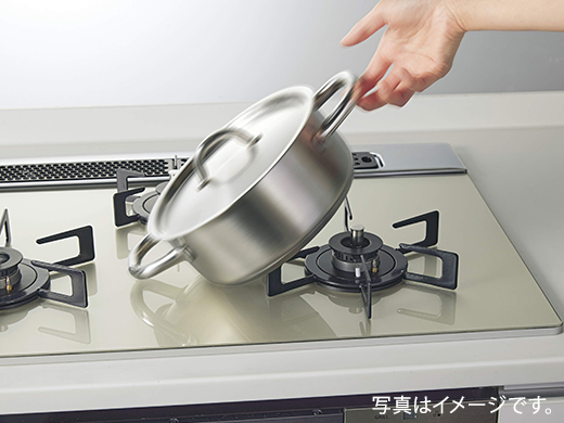 ノーリツ ミッケ つやめきガラストップ