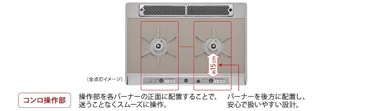 リンナイ ユーディア・エフ 操作パネル